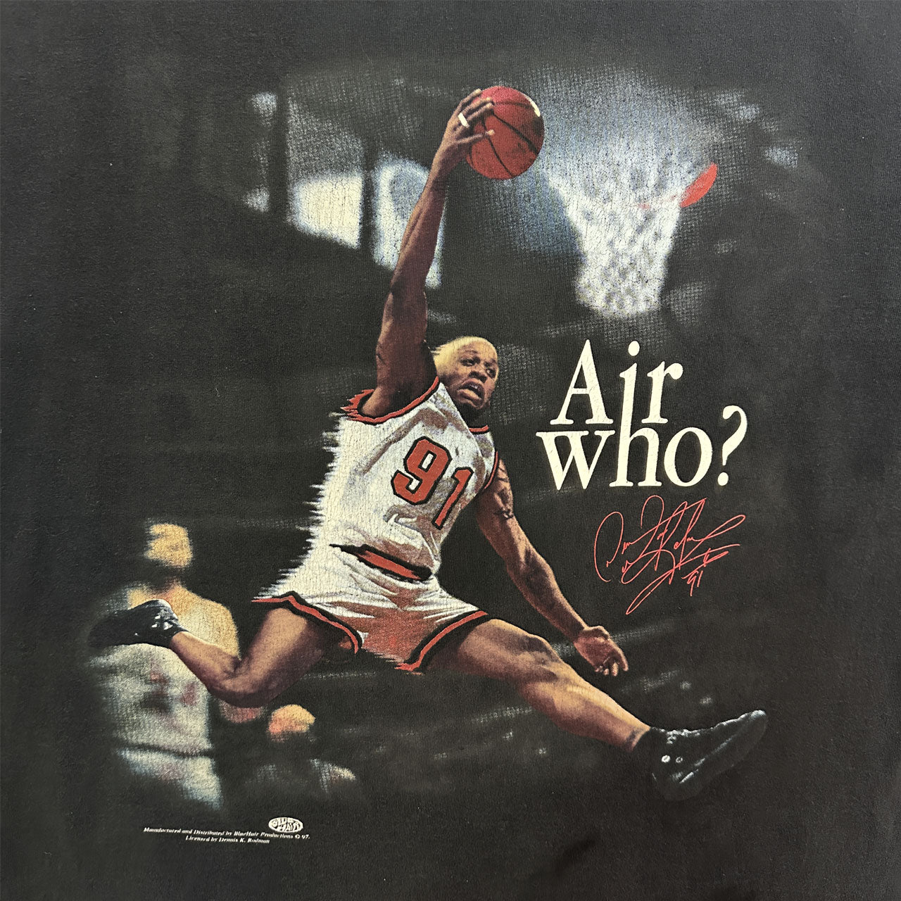 Dennis Rodman Air Who? Vintage T-Shirt, Size XL