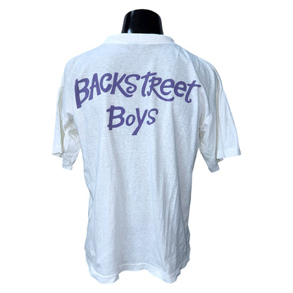 【BACKSTREET BOYS】バックストリート・ボーイズ 両面プリント90's Vintage Tシャツ
