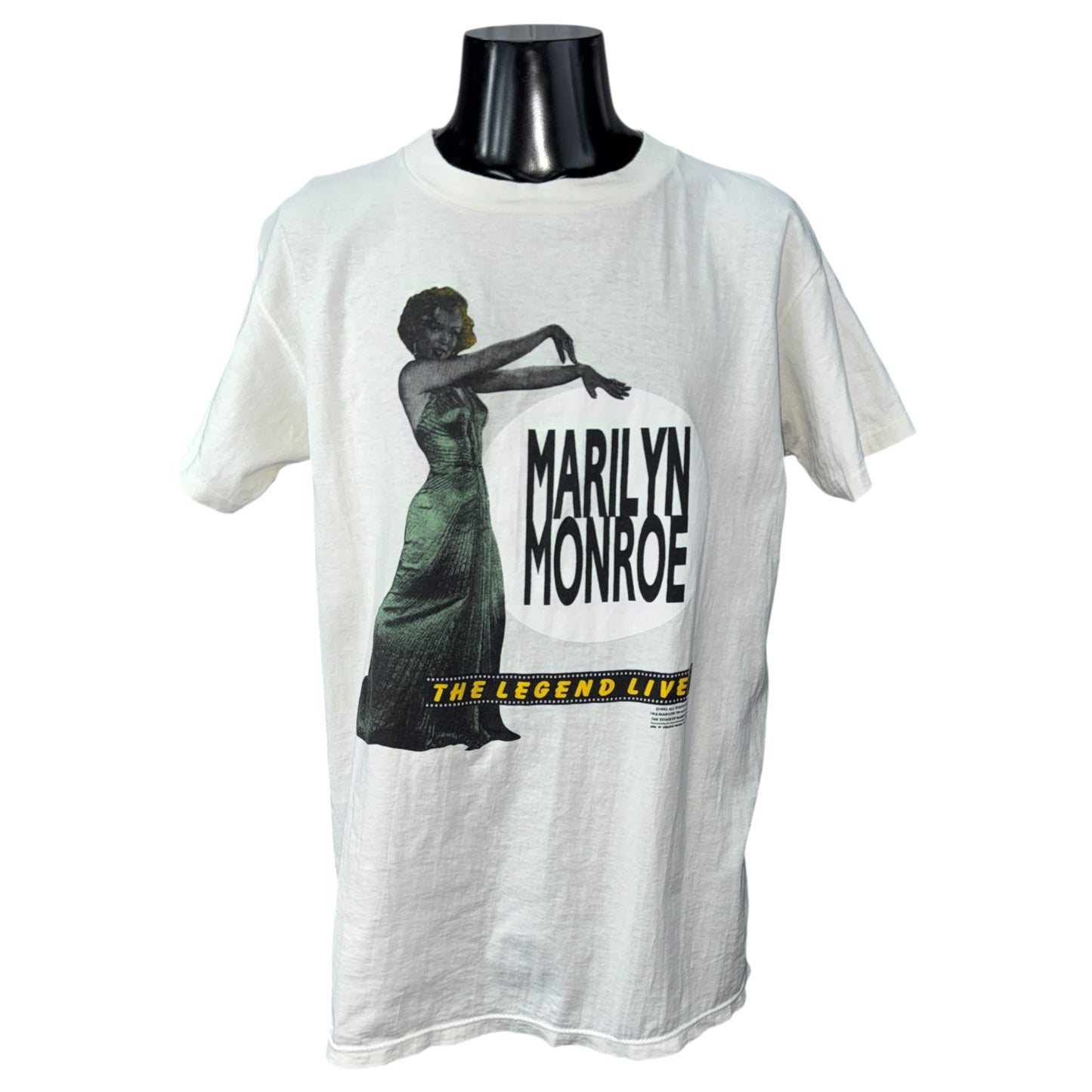 【MARILYN MONROE】マリリンモンロー ”THE LEGEND LIVE” 1993コピーライト USA製 Vintage Tシャツ