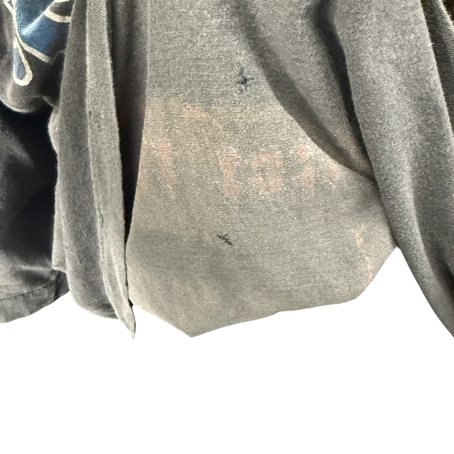 【TATTOO STUDIO】  "WOLF" 墨黒フェード 90's Vintage Tシャツ