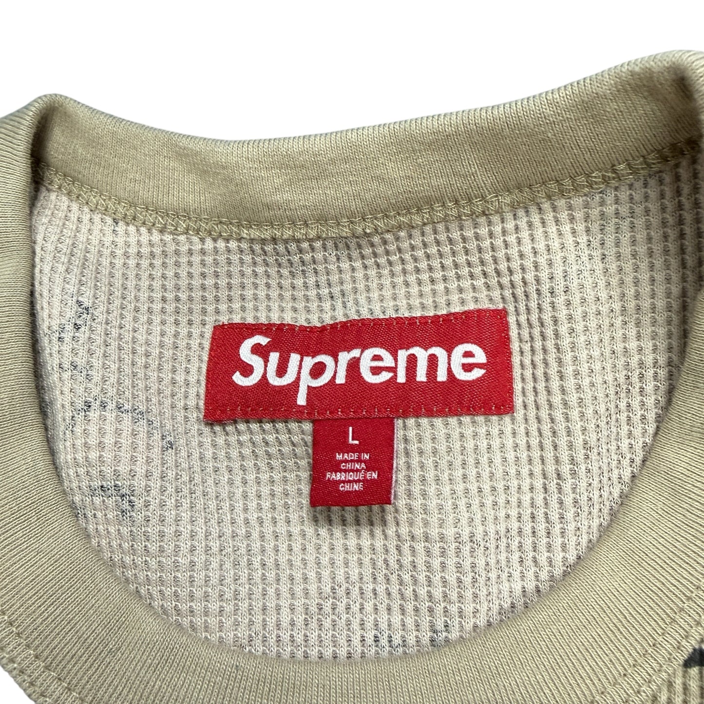 【Supreme × Aphex Twin】Warp Records チョコチップカモ サーマル L