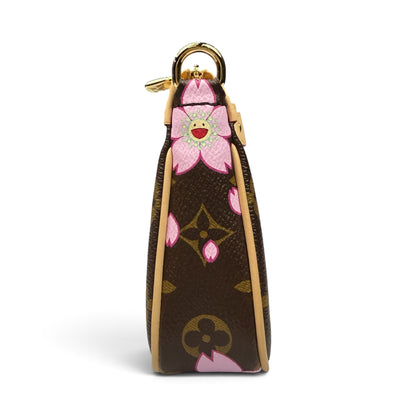 【LOUIS VUITTON × 村上隆】ルイ・ヴィトン  LV × TM  "チェリーブロッサム" ポシェット・アクセソワール