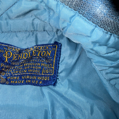 【PENDLETON】ペンドルトン "BLUE CHECK TRAIL SHIRT" 70s Vintage ウールシャツ