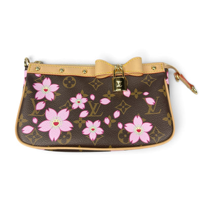 【LOUIS VUITTON × 村上隆】ルイ・ヴィトン  LV × TM  "チェリーブロッサム" ポシェット・アクセソワール
