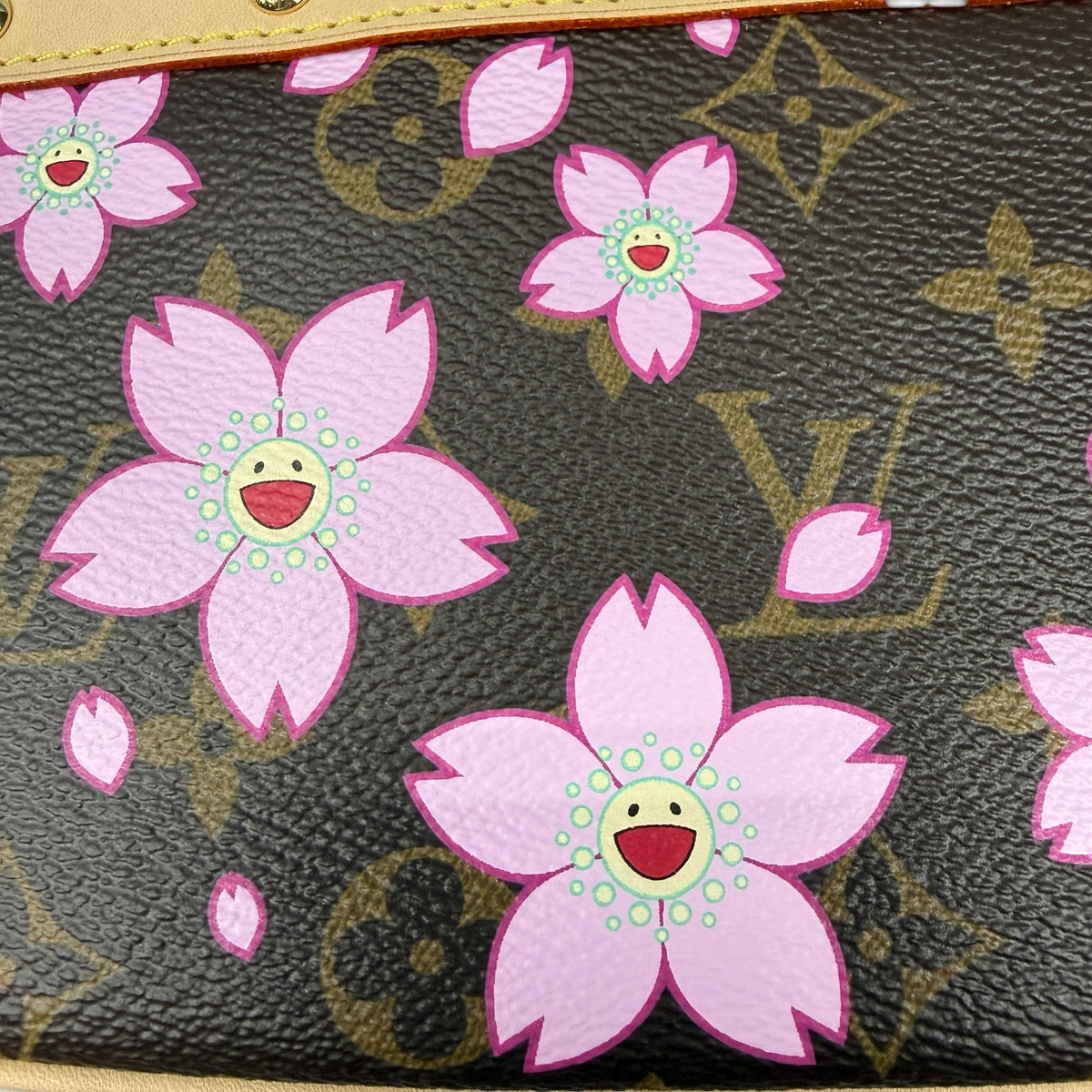 【LOUIS VUITTON × 村上隆】ルイ・ヴィトン  LV × TM  "チェリーブロッサム" ポシェット・アクセソワール