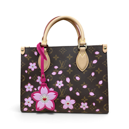 【LOUIS VUITTON × 村上隆】ルイ・ヴィトン  LV × TM  "チェリーブロッサム" オンザゴー PM