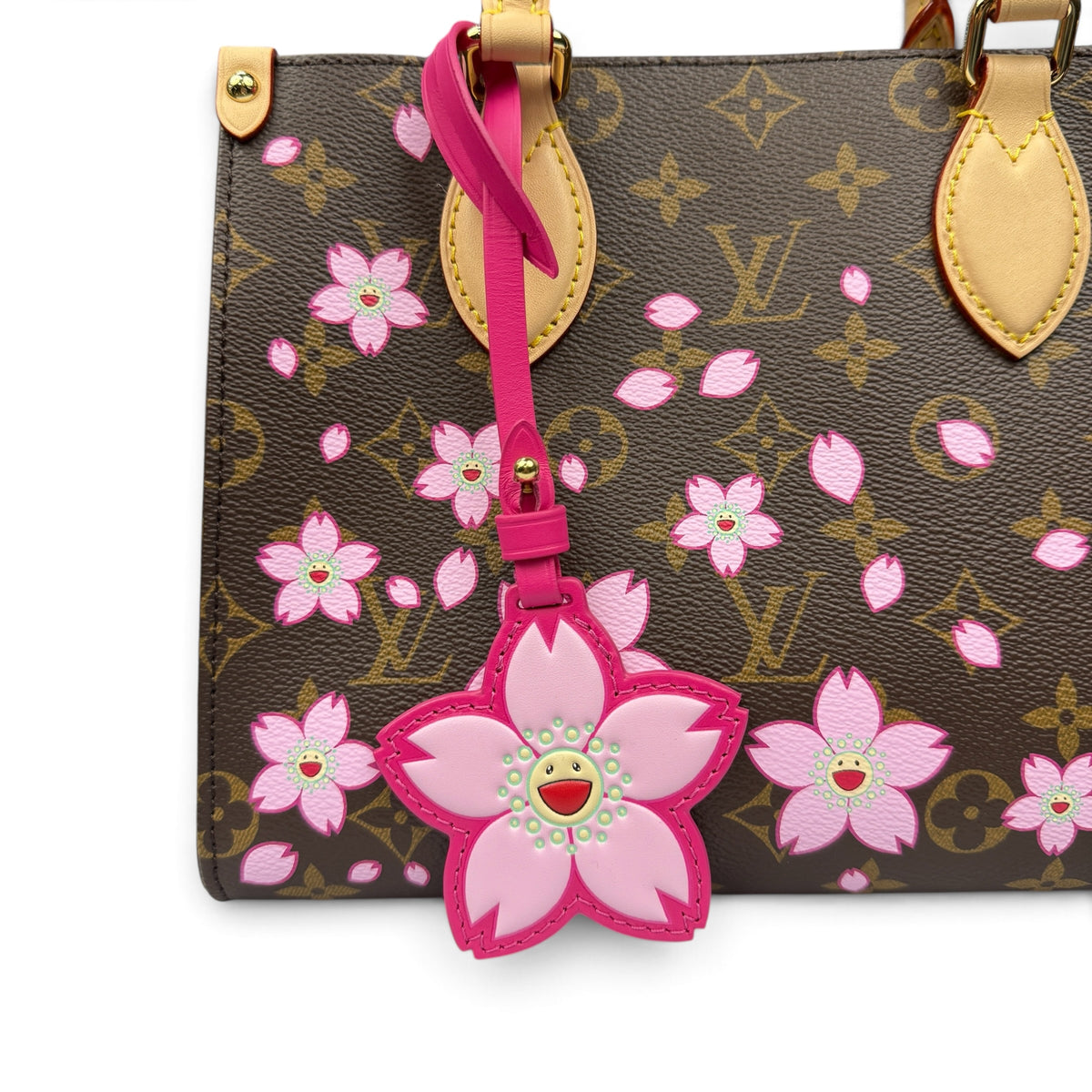 【LOUIS VUITTON × 村上隆】ルイ・ヴィトン  LV × TM  "チェリーブロッサム" オンザゴー PM