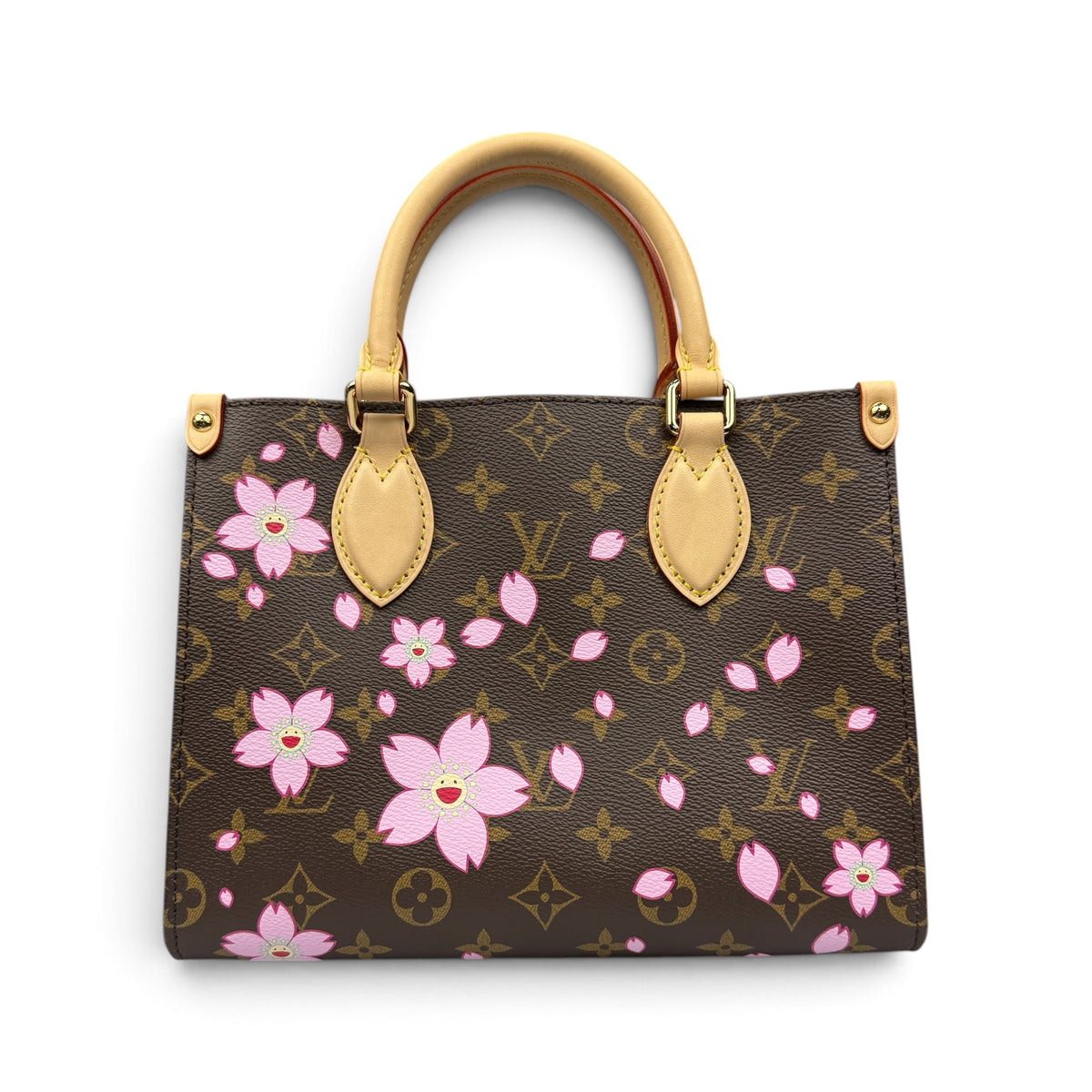 【LOUIS VUITTON × 村上隆】ルイ・ヴィトン  LV × TM  "チェリーブロッサム" オンザゴー PM