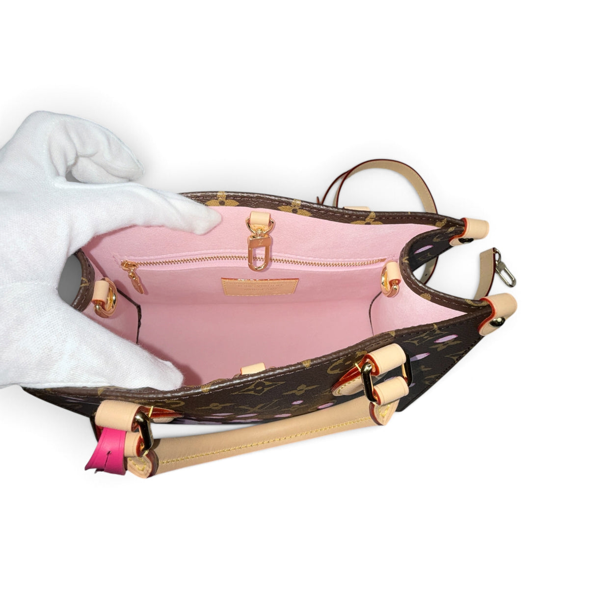【LOUIS VUITTON × 村上隆】ルイ・ヴィトン  LV × TM  "チェリーブロッサム" オンザゴー PM