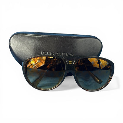 【LOUIS VUITTON】ルイ・ヴィトン "GLITTER PILOT" 10's イタリア製 サングラス