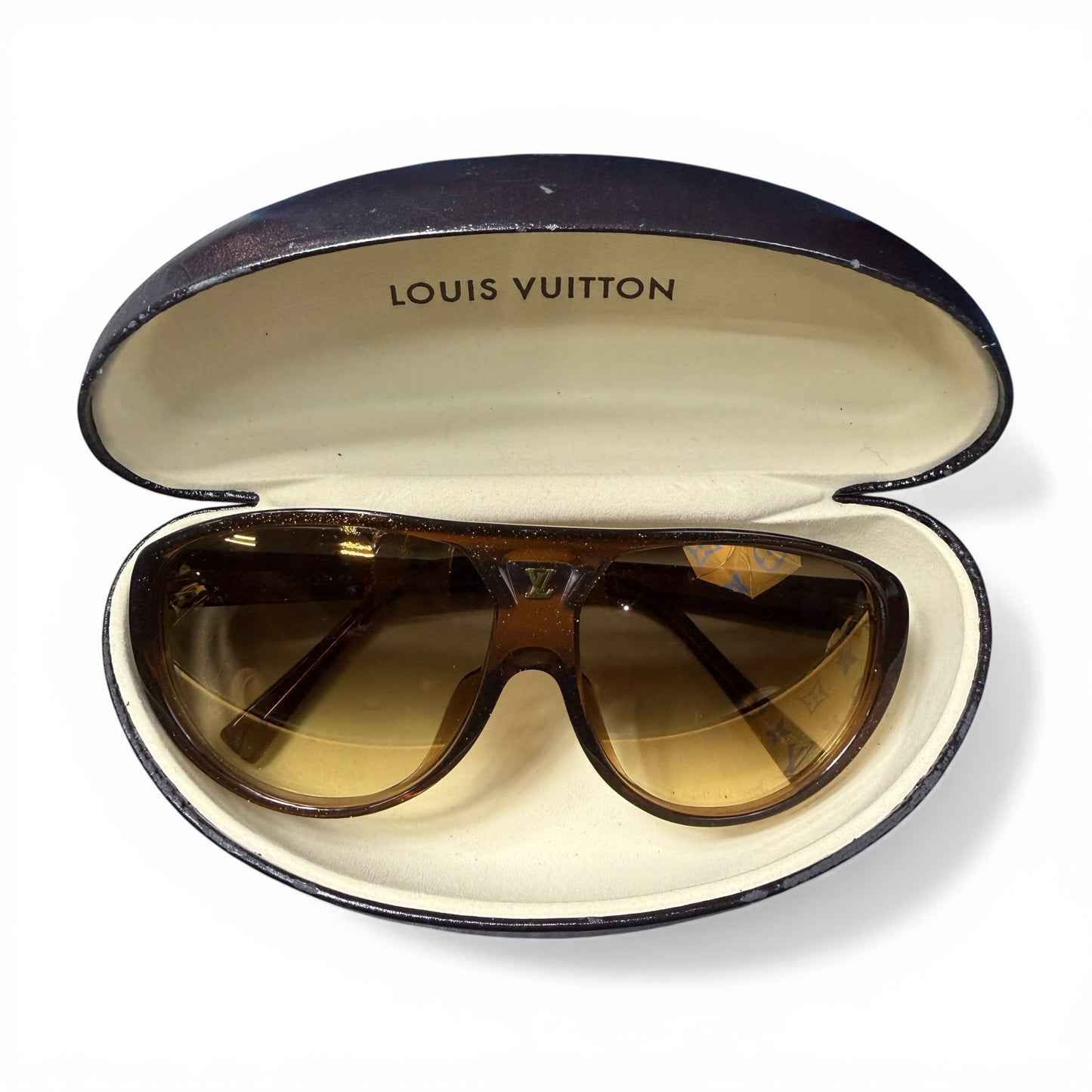 【LOUIS VUITTON】ルイ・ヴィトン "GLITTER PILOT" 10's イタリア製 サングラス