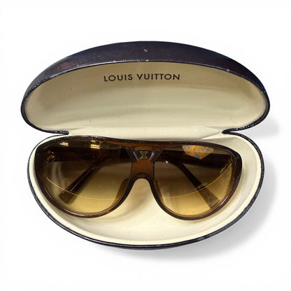 【LOUIS VUITTON】ルイ・ヴィトン "GLITTER PILOT" 10's イタリア製 サングラス