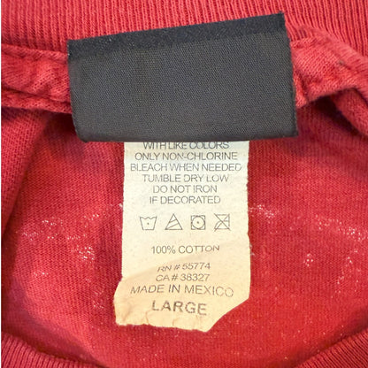[INDEPENDENT] Independent Logo Print T-Shirt, Red, 90's, NHS Tag, Size L