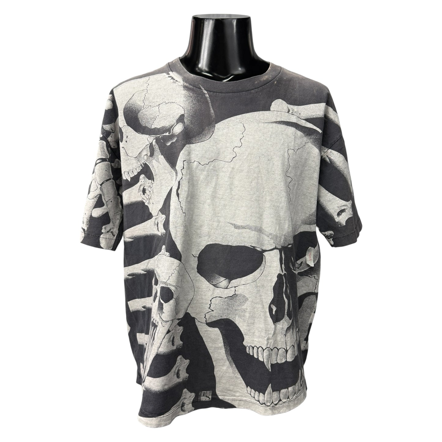 【SKULL & BONES】スカル "ALL OVER PRINT" 90's Vintage Tシャツ
