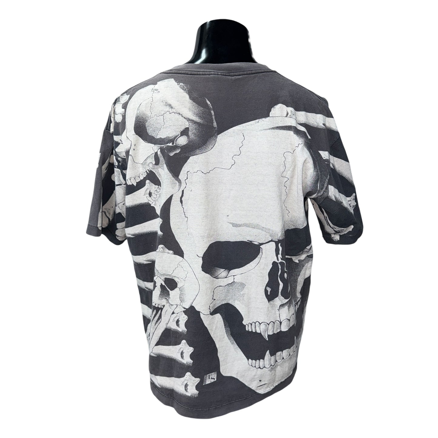 【SKULL & BONES】スカル "ALL OVER PRINT" 90's Vintage Tシャツ