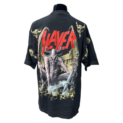 【SLAYER】スレイヤー "DAWN OF THE BEAST" 90's Vintage 総柄Tシャツ