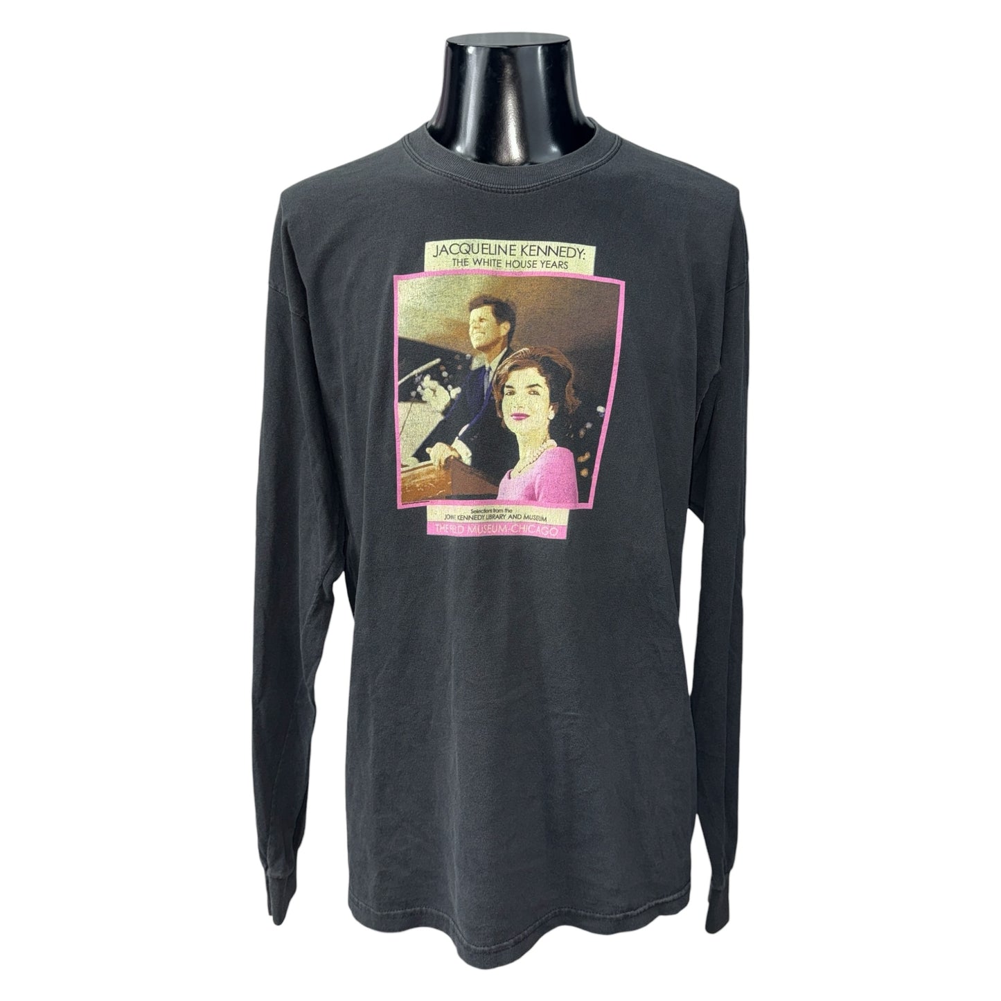 【JFK & JACKIE】ケネディ大統領 "The White House Years" 00's Vintage ロングスリーブ Tシャツ