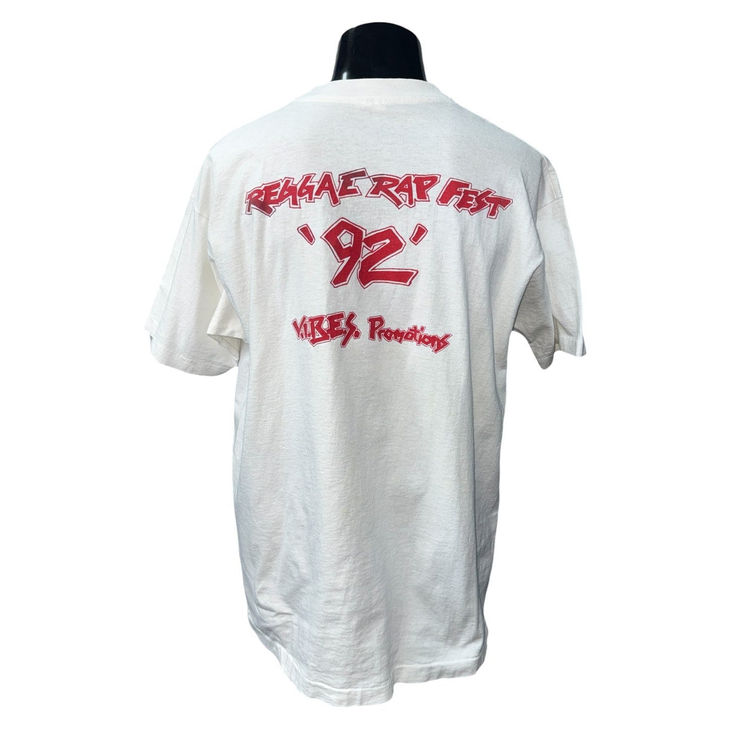 【REGGAE RAP FEST '92】レゲエ・ラップ・フェス '92 " V.I.B.E.S " 90's フェスTシャツ