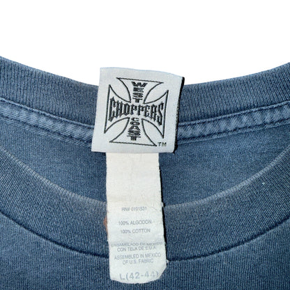【WEST COAST CHOPPERS】ウェストコーストチョッパーズ "Long Beach, CA" アイアンクロス JESSE WHO?タグ Vintage Tシャツ