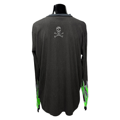 【GRAVE DIGGER】グレイヴディガー "MONSTER TRUCK RACING" Vintage ロングスリーブTシャツ