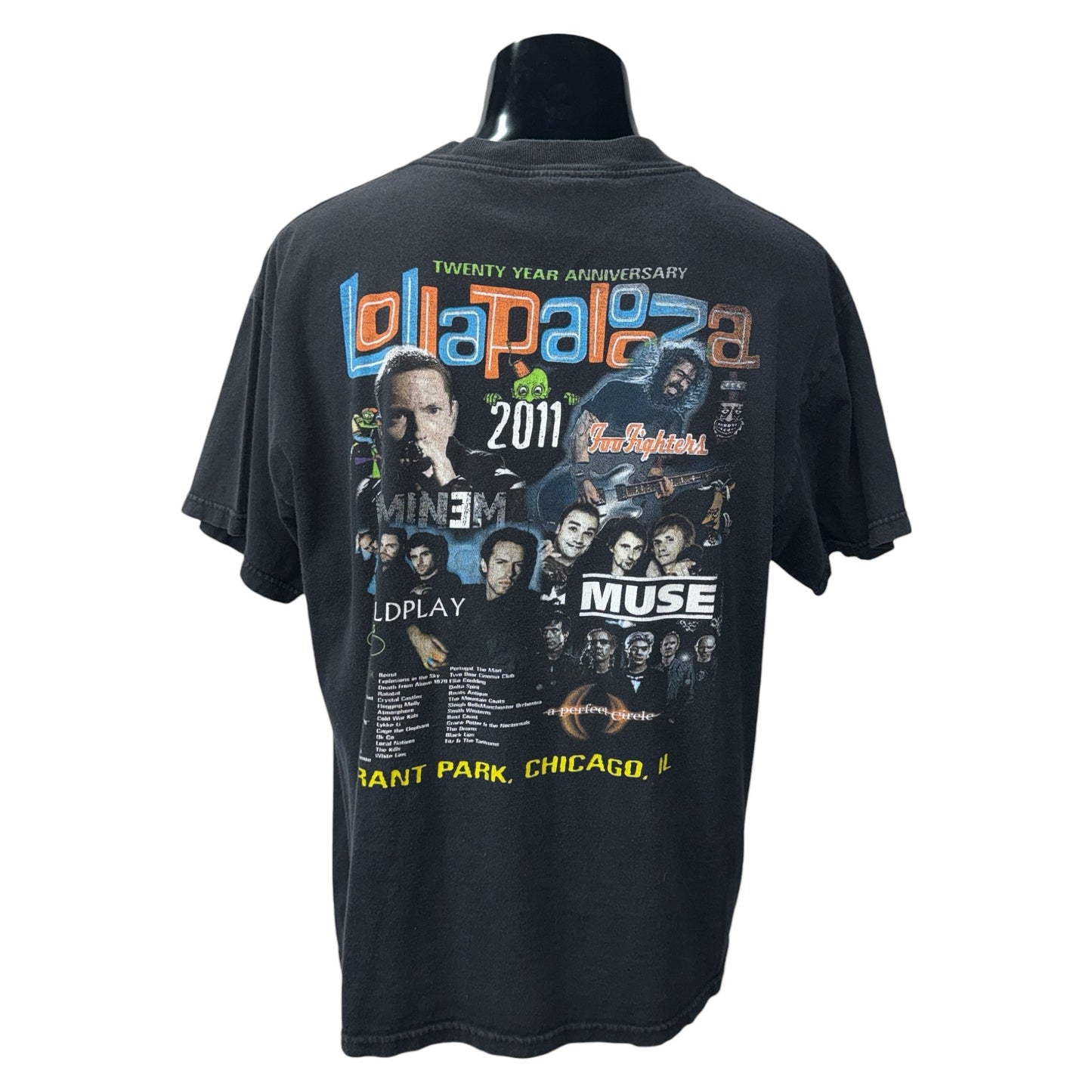 【EMINEM】エミネム "Lollapalooza 2011" Tシャツ