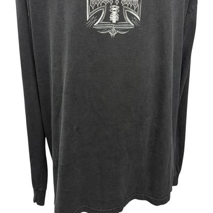 【WEST COAST CHOPPERS】ウエストコーストチョッパーズ "IRON CROSS & LOGO" ロングスリーブTシャツ