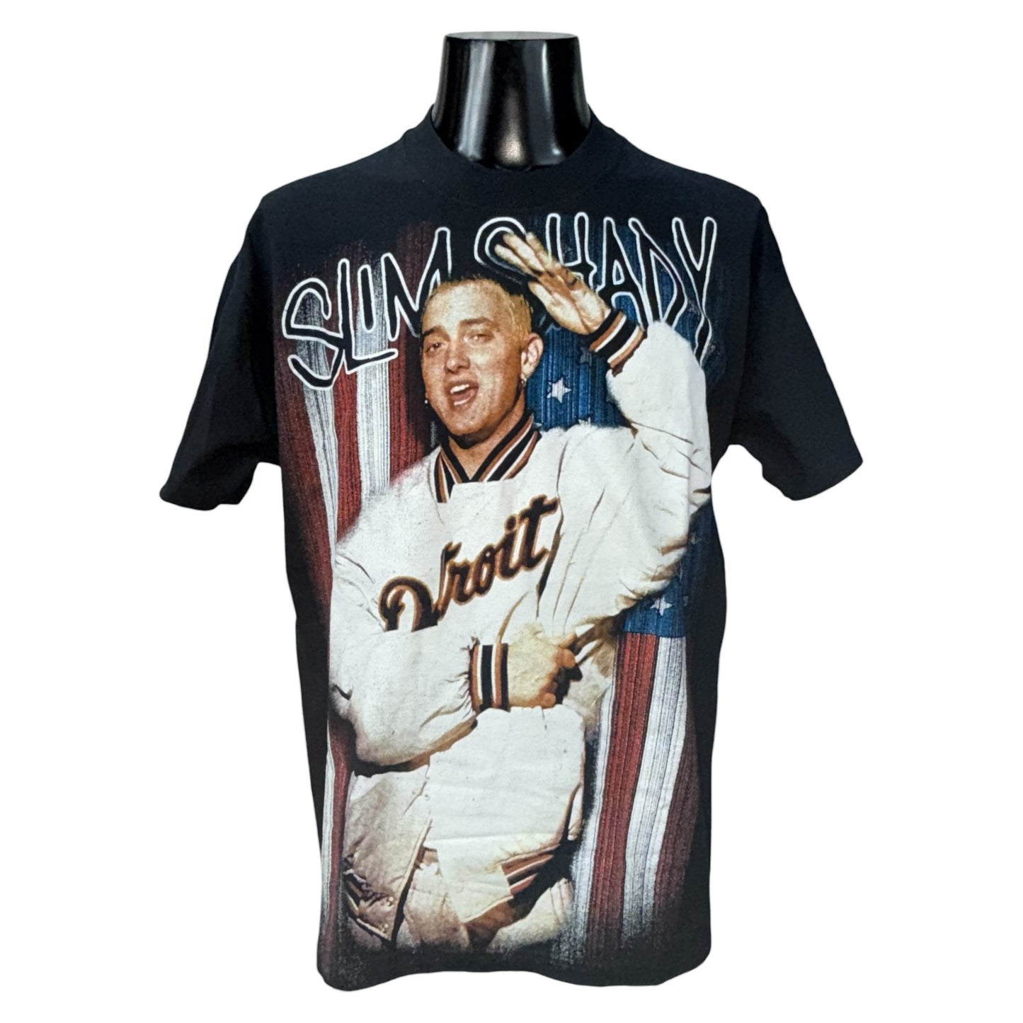 【EMINEM】エミネム "SLIM SHADY / SALUTE" 00's Vintage Tシャツ