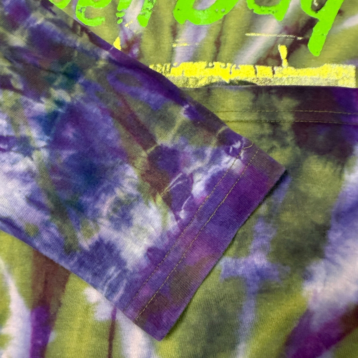 【GREEN DAY】グリーン・デイ "NIMROD" 90's ユーロVintage タイダイ ロングスリーブTシャツ