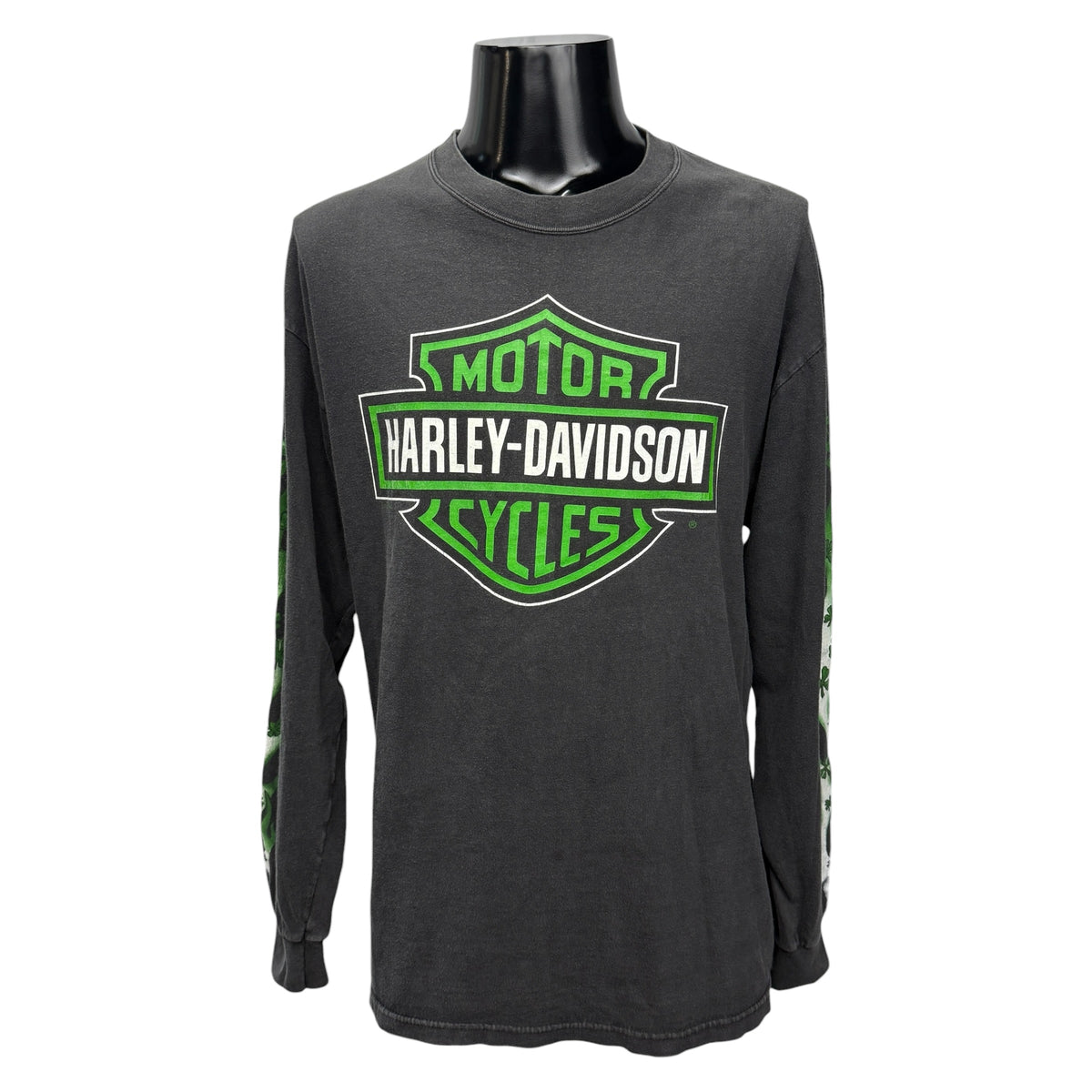 【HARLEY-DAVIDSON】ハーレーダビッドソン "SAVANNAH ST. PATRICK'S DAY" 00's ロングスリーブTシャツ