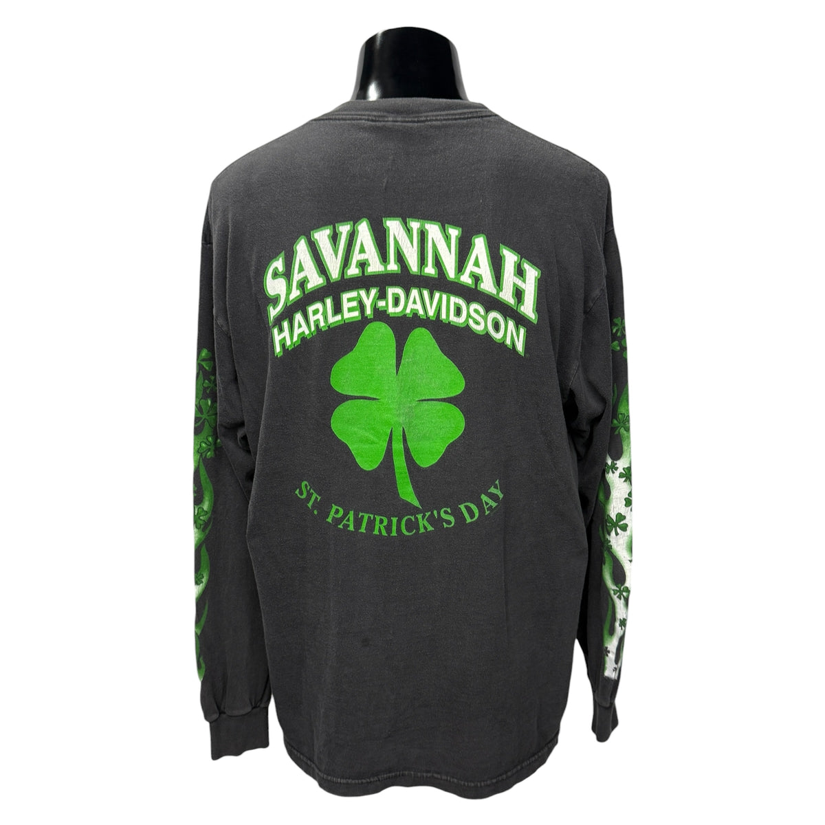 【HARLEY-DAVIDSON】ハーレーダビッドソン "SAVANNAH ST. PATRICK'S DAY" 00's ロングスリーブTシャツ