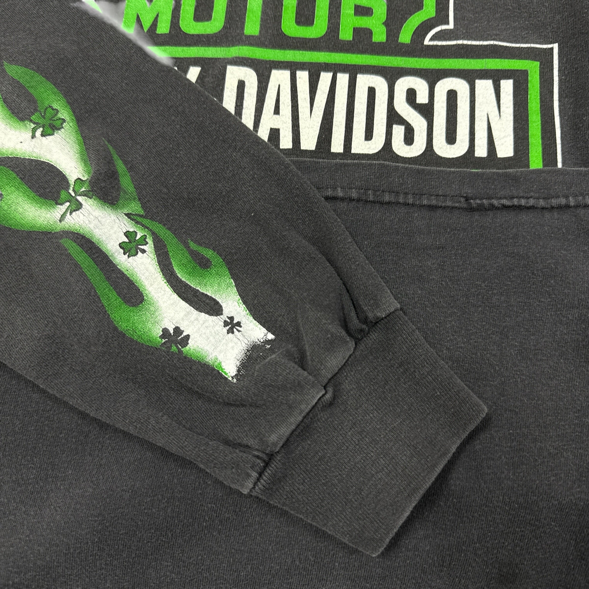 【HARLEY-DAVIDSON】ハーレーダビッドソン "SAVANNAH ST. PATRICK'S DAY" 00's ロングスリーブTシャツ