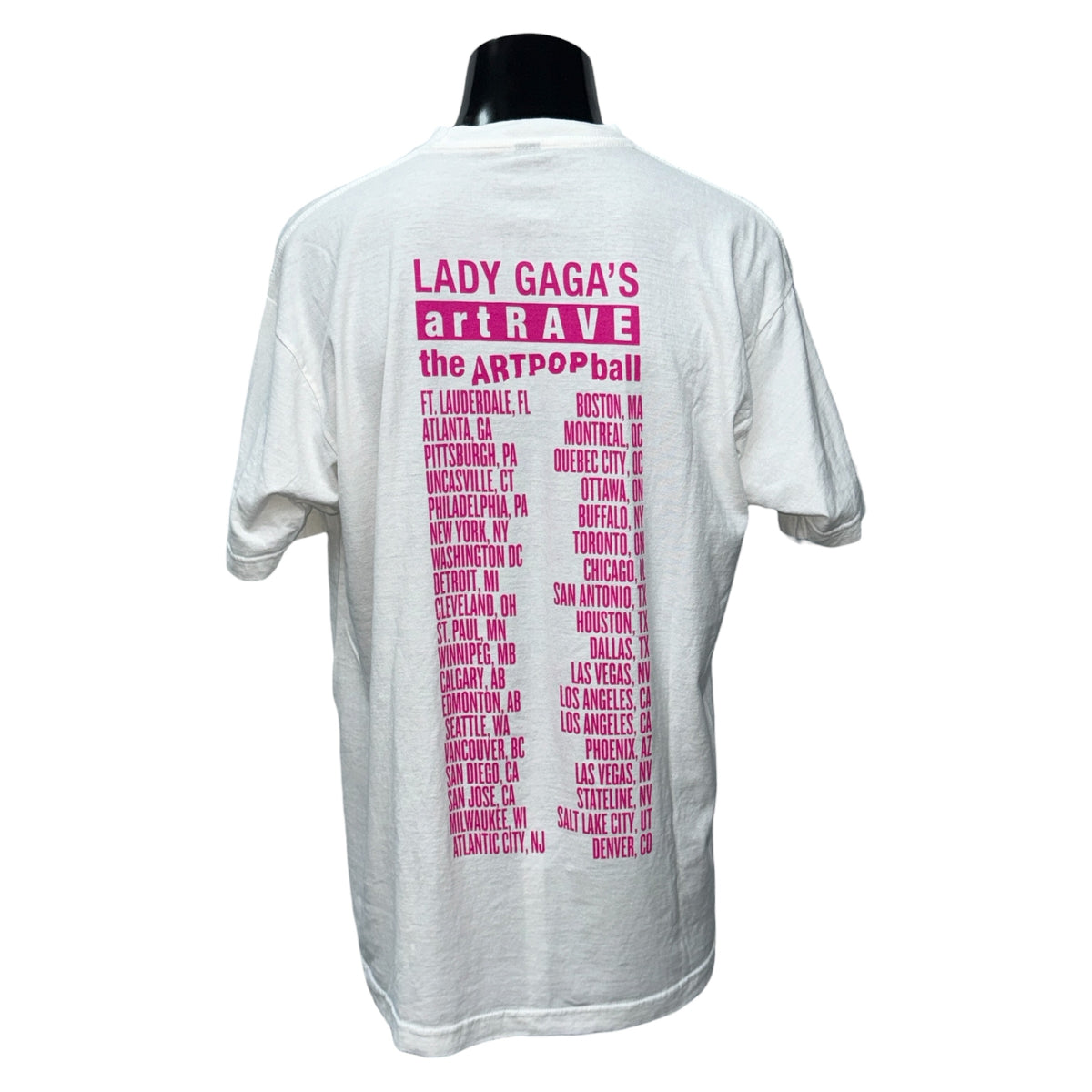 【LADY GAGA】レディ・ガガ "artRAVE The ARTPOP Ball" 2010's Tシャツ