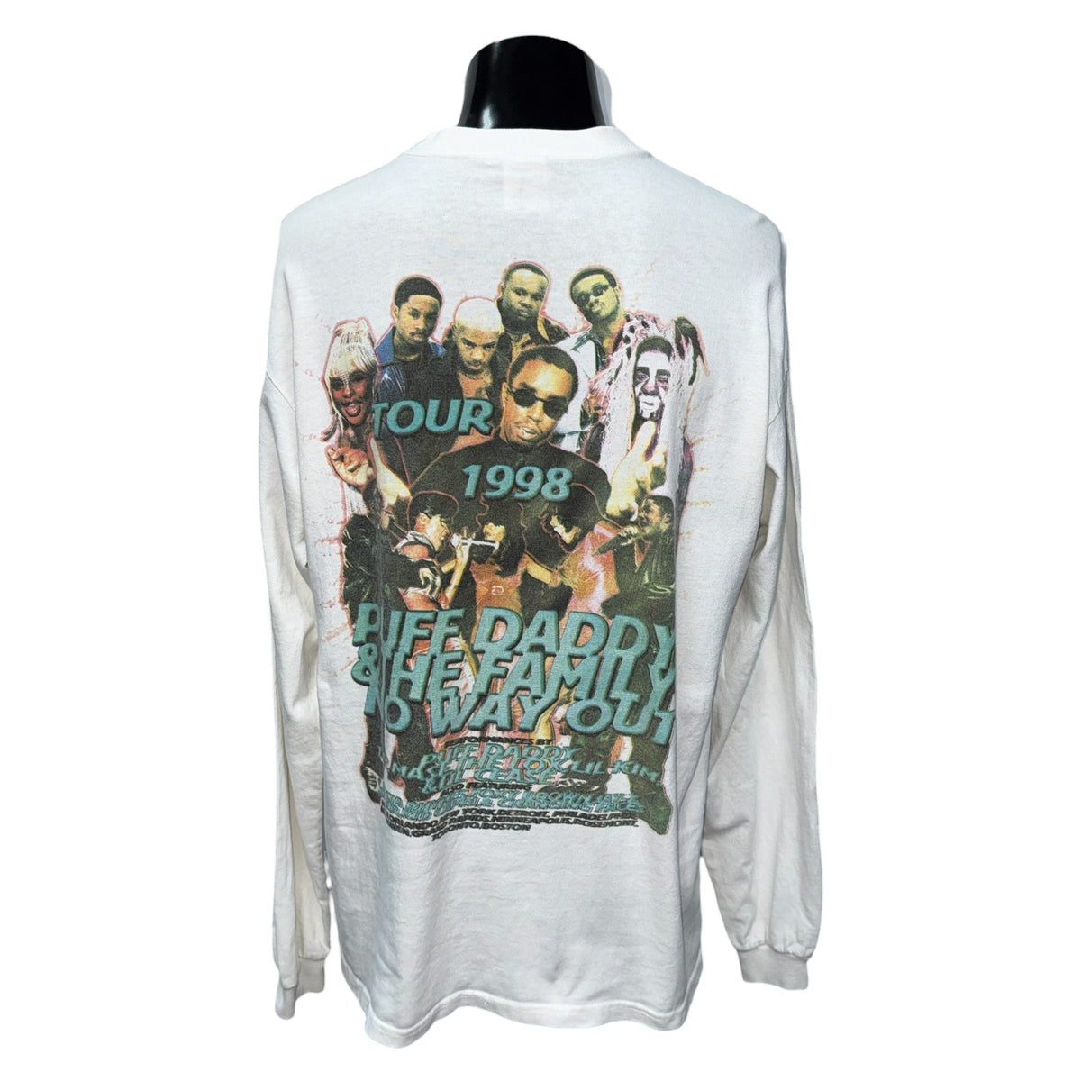 【PUFF DADDY】パフダディ "NO WAY OUT TOUR" 90's Vintage ロングスリーブTシャツ