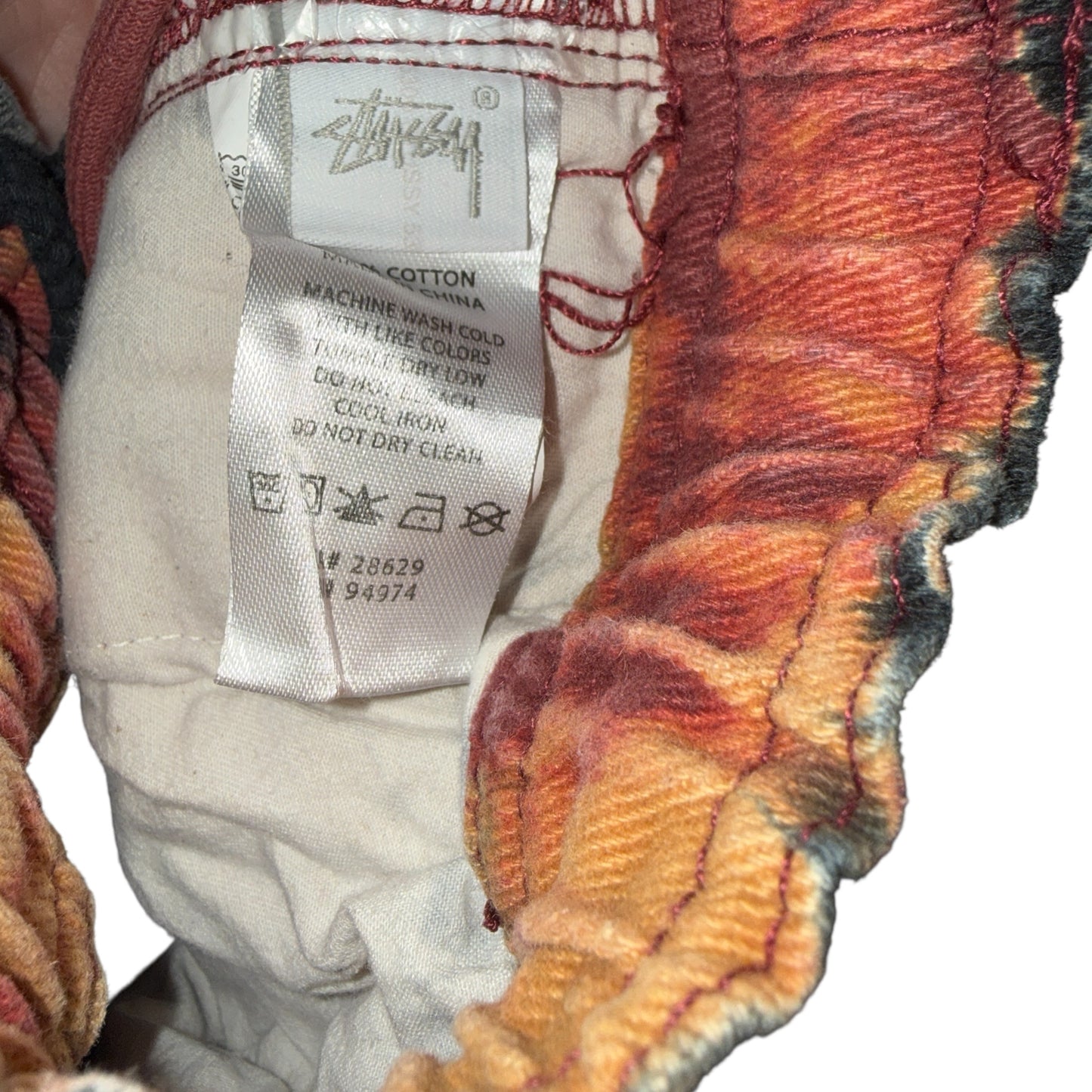 【STUSSY】ステューシー "RIP DYE BEACH PANT" リップダイ ビーチパンツ