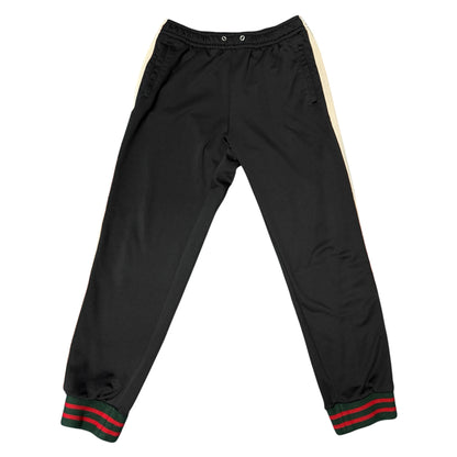 【GUCCI】グッチ "LOGO TAPE WEB STRIPE" トラックパンツ