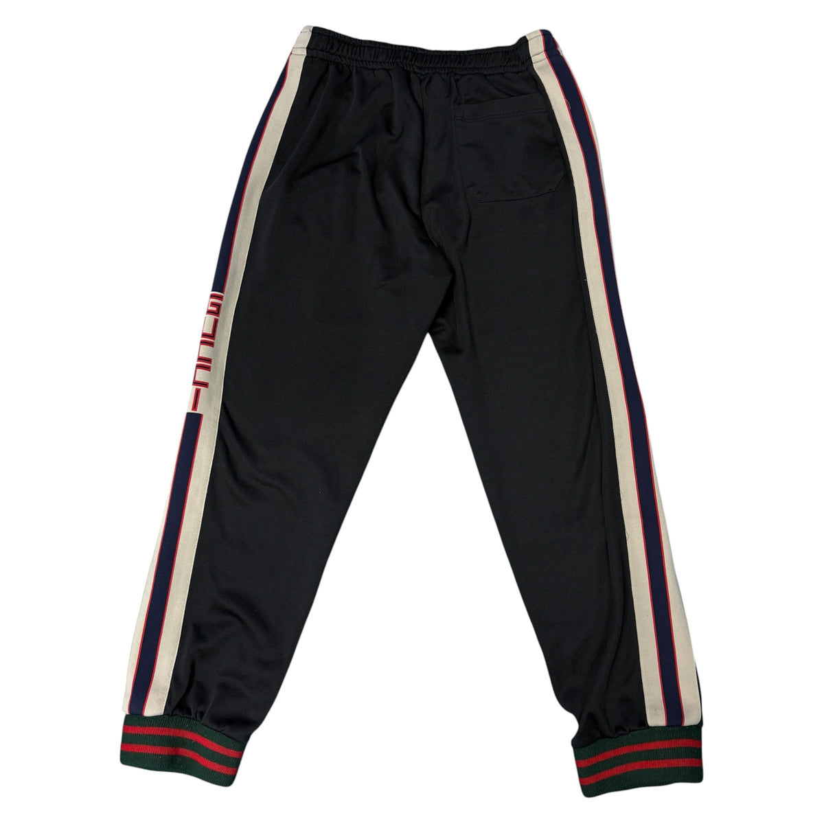 【GUCCI】グッチ "LOGO TAPE WEB STRIPE" トラックパンツ