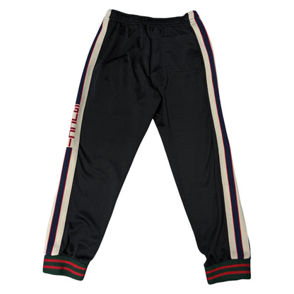 【GUCCI】グッチ "LOGO TAPE WEB STRIPE" トラックパンツ