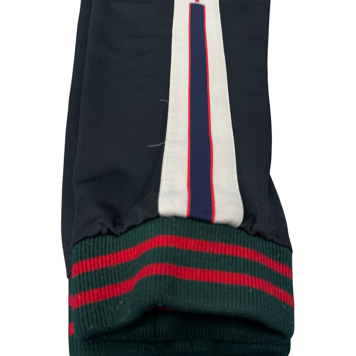 【GUCCI】グッチ "LOGO TAPE WEB STRIPE" トラックパンツ