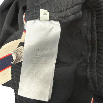 【GUCCI】グッチ "LOGO TAPE WEB STRIPE" トラックパンツ