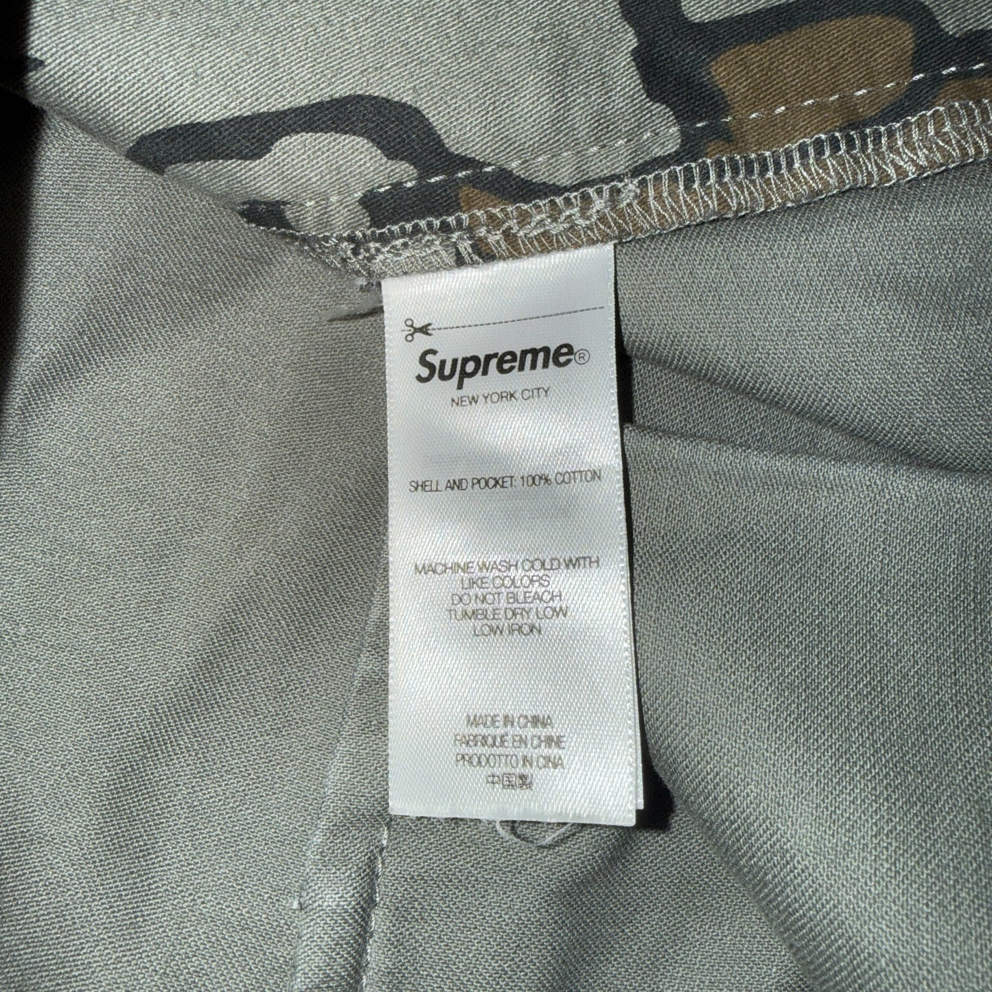 【Supreme】シュプリーム "TREBARK CAMO CARGO PANT" トレバークカモ カーゴパンツ