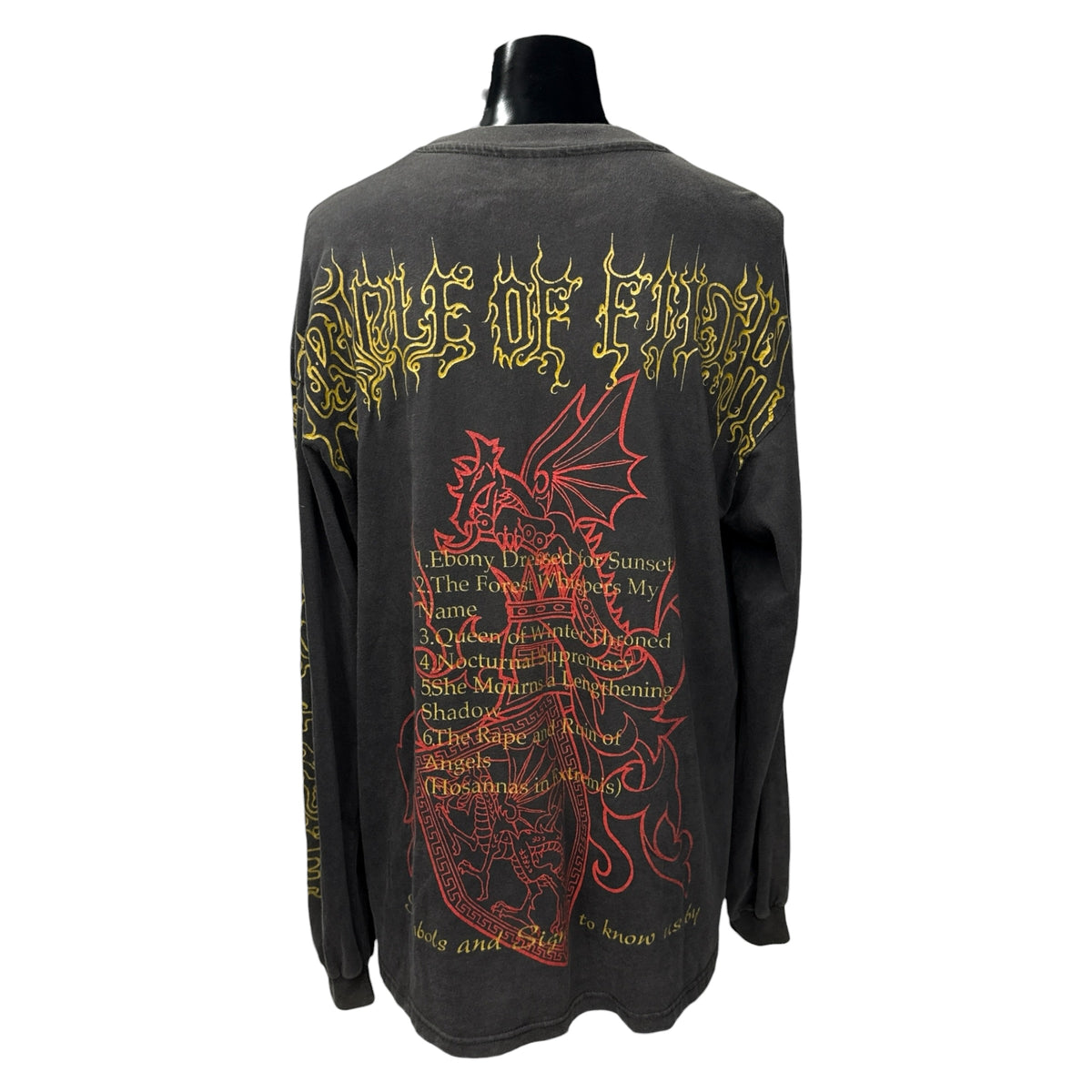 【CRADLE OF FILTH】クレイドル・オブ・フィルス "VEMPIRE" 90's Vintage ロングスリーブTシャツ