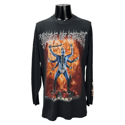【CRADLE OF FILTH】クレイドル・オブ・フィルス "DESTROYER OF WORLDS" 00's Vintage ロングスリーブTシャツ
