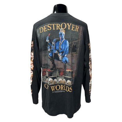 【CRADLE OF FILTH】クレイドル・オブ・フィルス "DESTROYER OF WORLDS" 00's Vintage ロングスリーブTシャツ