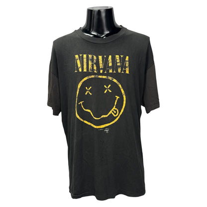 【NIRVANA】ニルヴァーナ "SMILE / FLOWER SNIFFIN" 90's Vintage Tシャツ