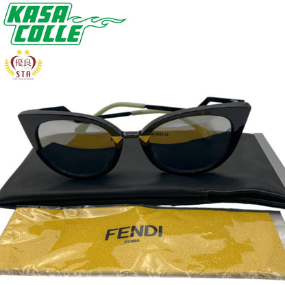 【FENDI】フェンディ サングラス（ブラック）/チタン/ケース付き