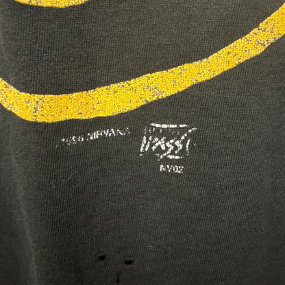 【NIRVANA】ニルヴァーナ "SMILE / FLOWER SNIFFIN" 90's Vintage Tシャツ