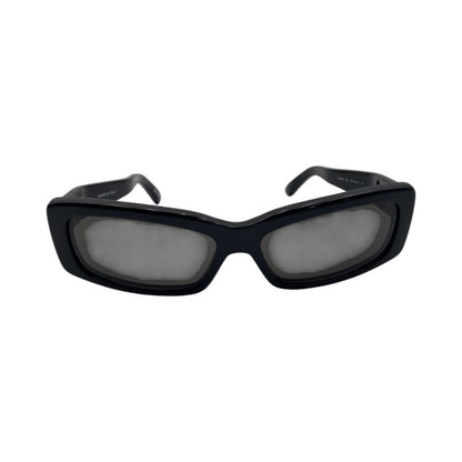 BALENCIAGA Oversized Rectangular Sunglasses (Black)