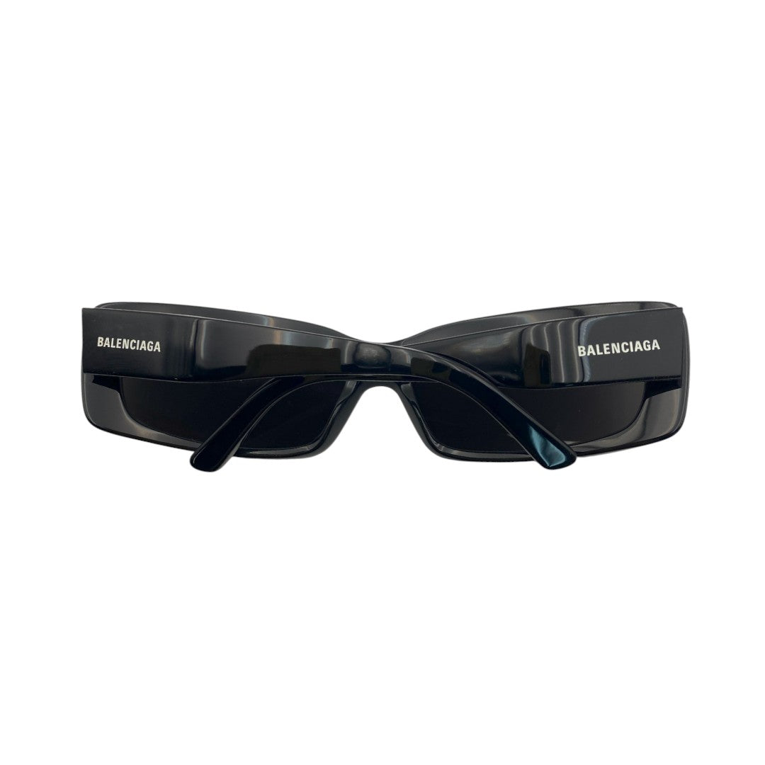 BALENCIAGA Oversized Rectangular Sunglasses (Black)