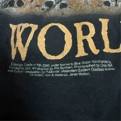 【CRADLE OF FILTH】クレイドル・オブ・フィルス "DESTROYER OF WORLDS" 00's Vintage ロングスリーブTシャツ