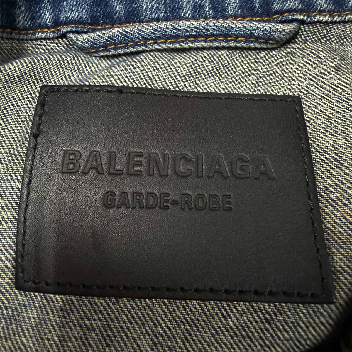 【BALENCIAGA】バレンシアガ "GARDE-ROBE" デニムジャケット